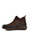 1953755 K Women's Leather Short Boots - Elastic and Zippered - 2