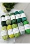 Catania Knitting and Amigurumi Yarn Green Tones