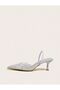 Gale Pearl Detail Open-Back Heeled Shoes - 2