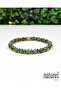 Seaweed Agate Natural Stone 6mm Unisex Bracelet - 5