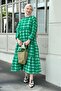 Green Asian Dress - 8