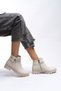 Aanrelle Women's Stone Detailed Boots 0012103 Beige Skin - 5