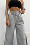 Harajuku Style Black Waist and Elastic Leg Sweatpants - 3