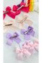 Bow Detailed Ribbon Buckle Set - 5
