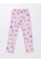Lcw Kids Pastel Green Crew Neck Printed Short Sleeve Girls Pajama Set (S4) - 5