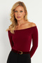 Women's Burgundy Blouse Hor13 - 5