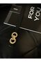 Burgu Gold Buckle Black Thin Women's Belt, Jacket Belt, Shirt Belt, Dress Belt - 3
