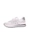 White Lace-up Women's Sports Shoes - 2
