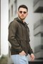 Antonin Slim Fit Men's Seasonal Coat Raincoat with Waist and Sleeve Elastic - 2