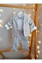 Bow Tie and Jacket Gray 4-Piece Baby Boy Suit Mevlüt Special Day Outfit Wedding Baby Gift