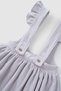Corduroy Baby Gilet Dress Gray - 4