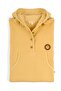 Children's Jacquard Poncho Yellow Organic Cotton