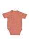 Short Sleeve Double Breasted Bodysuit Newborn Cosmos Pink Organic Cotton - 2