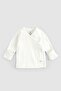 4-piece organic cotton pointel ecru newborn set - 3