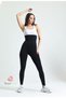 Women's Extra High Waist Push Up Corset Featured Diving Fabric Tights - 4