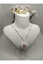 Large Cevşen Necklace - with Chain - Necklace Lanyard Gift / Handmade Crystal Beads Knitted / - 2