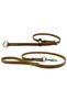 Premium Genuine Leather Walking Strap, Easy Walking Leash 1.4X100Cm and Choke Leash 1.4X73Cm