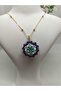 Large Cevşen Necklace - with Chain - Necklace Lanyard Gift / Handmade Crystal Beads Knitted /