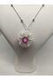 Large Cevşen Necklace - with Chain - Necklace Lanyard Gift / Handmade Crystal Beads Knitted /