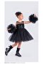 Pon Pon Sleeve Girls' Dress