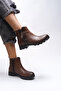 Elislaena Women's Zippered Boots 0012101 Tan Skin - 4