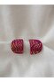 Custom Design - Polymer Clamped Steel Earrings, Needle Ruffles Model Handmade - 4