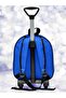 3-6 Years Old Children's Character Kindergarten Nursery 3D Color Printed Squeegee Wheeled Schoolbag and Backpack - 7