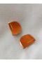 Custom Design - Polymer Clamped Steel Earrings, Needle Ruffles Model Handmade - 6