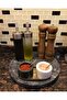 Smoked Marble Plate and Smoked Marble Towel Holder Set of 2 - 4