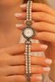 Women's Silver Watch - Linda Pearl and Marcasite Stone Detailed, Gift Watch for Lover or Spouse - 2