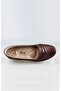 Edik Shoes for Daily and Mother Genuine Leather Lining Heel Cushioned System C128 Brown - 3