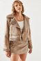 سترة نسائية من Camel Lamine Biker 2416 60251780 - 8