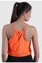 Women's Sports Athlete Top with Back Detail Orange Hlv1341 - 2