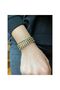 Bronze Tube Bracelet With Stone Detail - 3