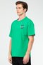 Green Oversize Cotton Crew Neck Short Sleeve Men's T-Shirt Xf1583 - 3