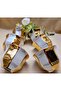 Gold Sliced Mirra Set - 2