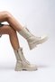 Khervikh Women's Long Boots 00121470 Beige - 3