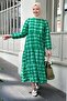 Green Asian Dress - 4