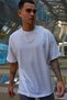 Men's Clothing Plain Unprinted Comfortable Fit Cotton T-Shirt - 5