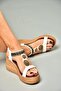 S258136009 White Wedge Sole Women's Sandals