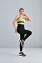 Women's Black Steel Knitted High Waist Shaping Corset Interlock Tights - 3