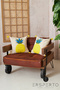 Summer Tasseled Linen Decorative Throw Pillow Cover Pillowcase 1 Piece 43X43Cm - 2
