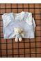 Set of 2 Baby Rompers with Cute Plush Teddy Bear - 4