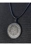 Cennet-Ül Esma Men's Steel Leather Necklace, Gift Necklace for Lover, Spouse, Father - 3