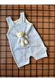 Set of 2 Baby Rompers with Cute Plush Teddy Bear - 3