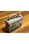 Gray Children's School Kindergarten Lunch Box Bag with Water Bottle
