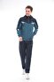 Men's Sports Tracksuit Set - Twill Combed Cotton, Detachable Hooded, 4355