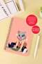 Demon Slayer Anime Design A5 Spiral Bound School Notebook 50 Sheets 100 Pages - Lined