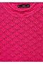 Short-sleeved perforated sweater - 6