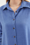 6622 Linen Double Set - D. Indigo - 5
